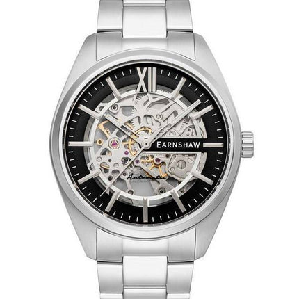 Thomas Earnshaw Smeaton Limited Edition Black Skeleton Dial Automatisk ES-8208-11 herreur