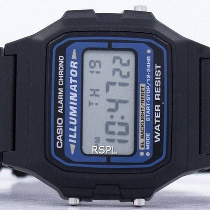 Casio Digital kvarts Alarm Chrono Illuminator F-105W-1ADF F-105W-1 mænds ur