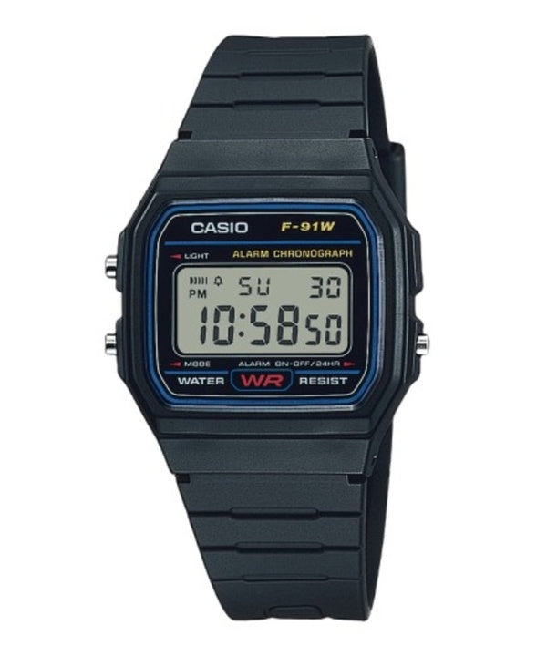 Casio Classic Sports Chronograph F-91W-1SDG F-91W-1S Herreur