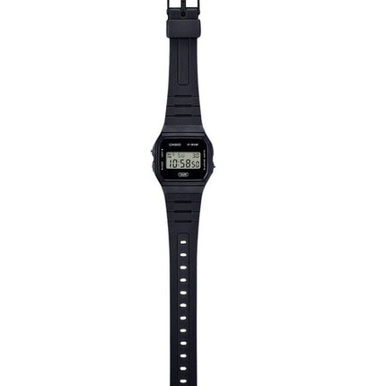 Casio POP digital sort biobaseret harpiksrem Quartz F-91WB-1A unisex ur