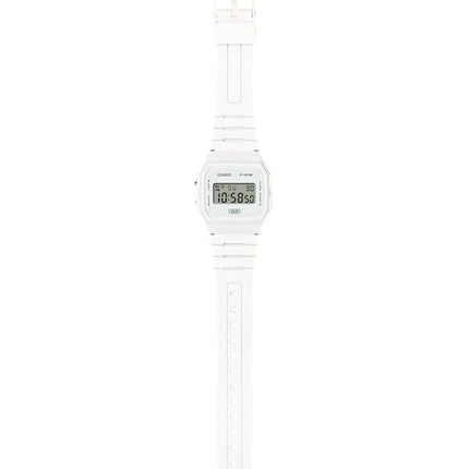 Casio Pop digital biobaseret hvid harpiksrem Quartz F-91WB-7A 100M unisex-ur