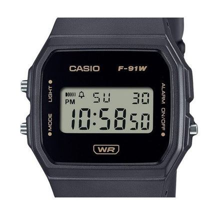 Casio POP digital grå biobaseret harpiksrem Quartz F-91WB-8A unisex ur