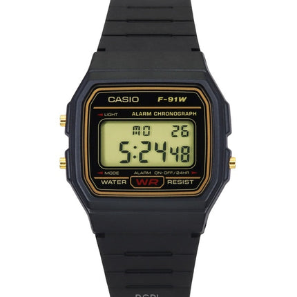 Casio Alarm Chronograph Digital F-91WG-9S Herreur