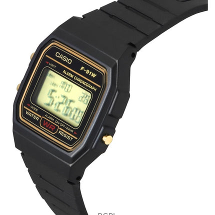 Casio Alarm Chronograph Digital F-91WG-9S Herreur