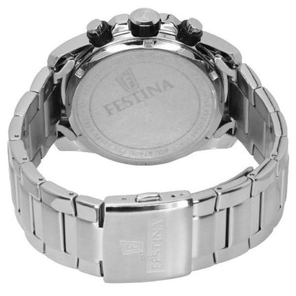 Festina Sports Chorongraph Rustfrit stål Grøn skive Quartz F20463-3 F204633 100M herreur