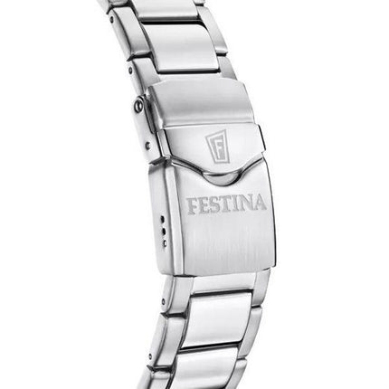 Festina The originals Stainless Steel Orange Dial Quartz Diver&#39,s F20665-5 200M herreur