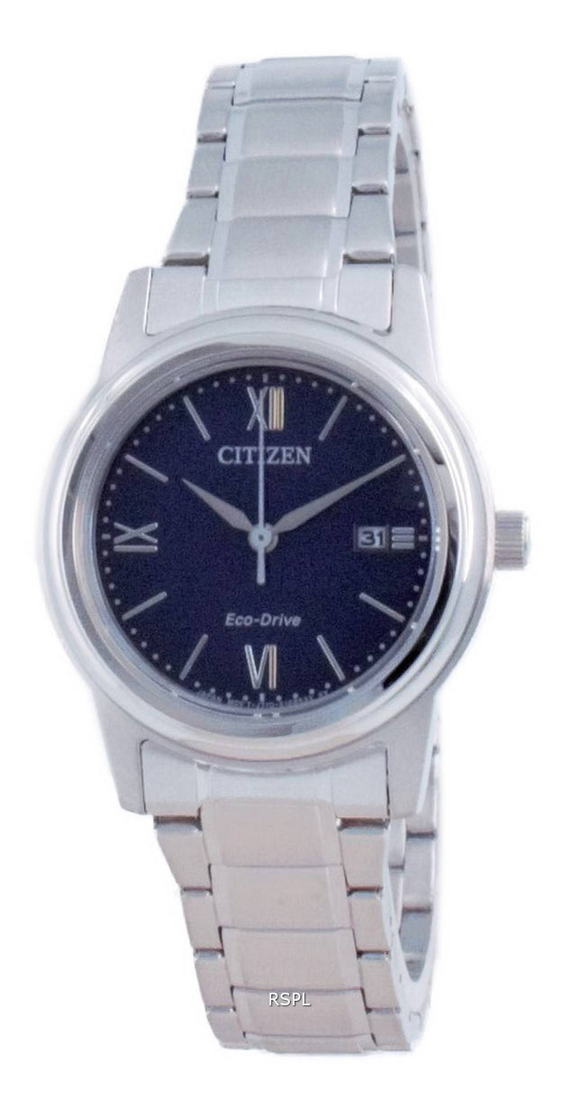 Citizen Classic Blue Dial rustfrit stÃ¥l Eco-Drive FE1220-89L 100M Dameur