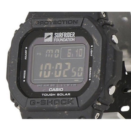 Casio G-Shock Digital Surfrider Foundation Collaboration Resin Strap Tough Solar G-5600SRF-1 200M herreur