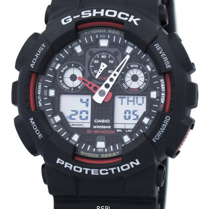 Casio G-Shock hastighed indikator Alarm GA-100-1A4 GA-100 ur