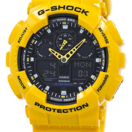 Casio G-Shock GA-100-9ADR GA-100-9A GA-100-9 hastighed indikator Alarm ur