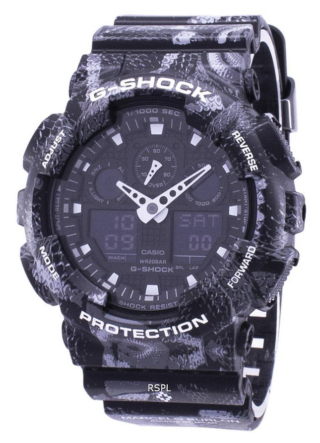 Casio G-Shock Marcelo Burlon Limited Edition GA-100MRB-1A GA100MRB-1A Herreur