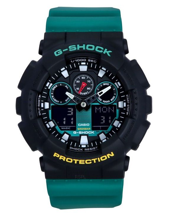 Casio G-Shock Mix Tape Analog Digital Limited Edition Quartz GA-100MT-1A3 200M herreur