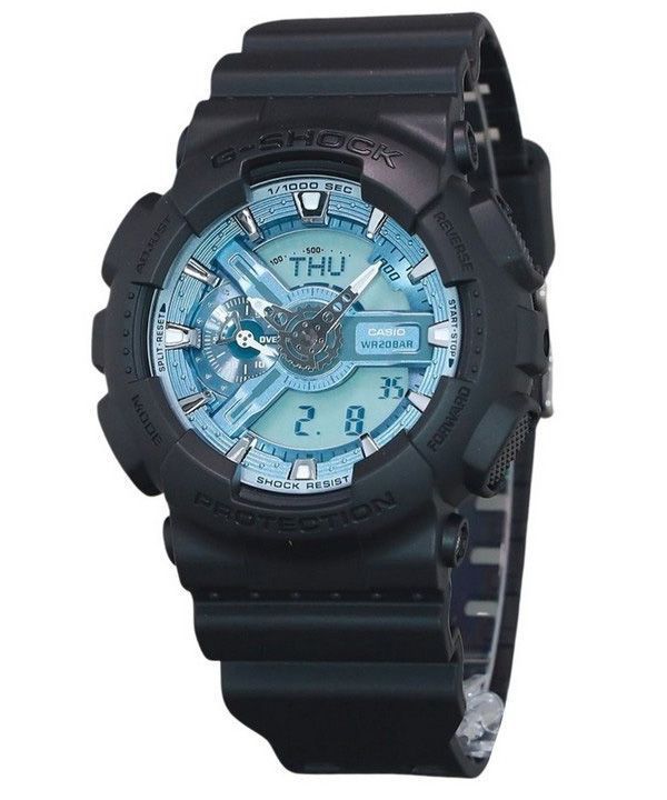 Casio G-Shock Analog Digital Resin-rem Ocean Blue Dial Quartz GA-110CD-1A2 200M herreur