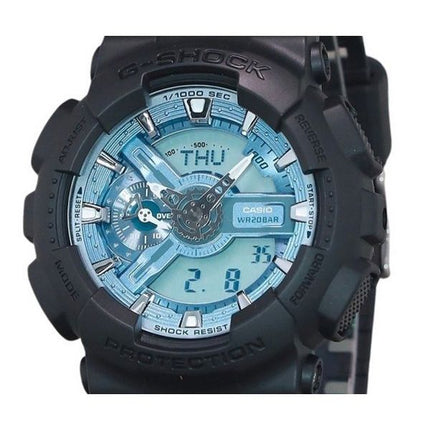 Casio G-Shock Analog Digital Resin-rem Ocean Blue Dial Quartz GA-110CD-1A2 200M herreur