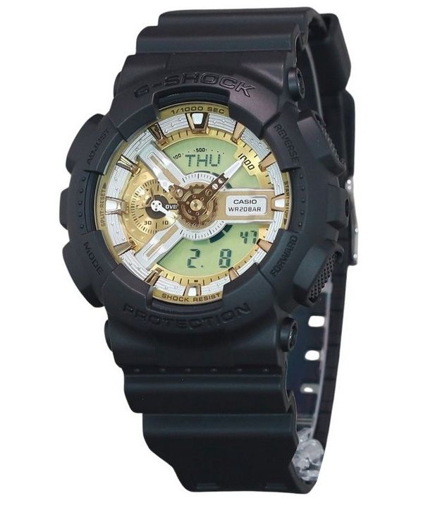 Casio G-Shock Analog Digital Resin-rem Guldskive Quartz GA-110CD-1A9 200M herreur