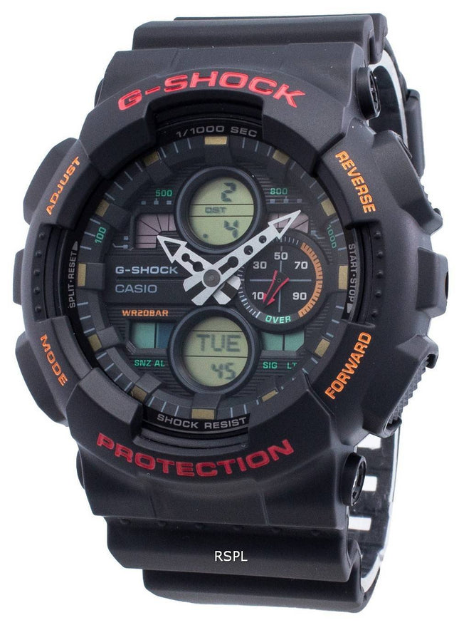 Casio G-Shock GA-140-1A4 Stoßfester Quarz 200M Herrenuhr