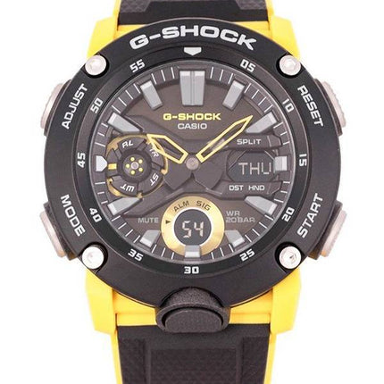 Casio G-Shock Carbon Core Guard Digital Analog Black Dial Quartz GA-2000-1A9 GA2000-1 200M herreur