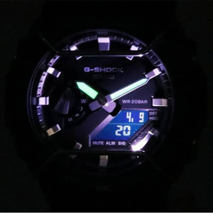 Casio Tone-i-Tone G-Shock Analog Digital Black Dial Quartz GA-2100PTS-8A GA2100PTS-8 200M herreur