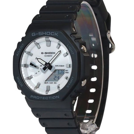 Casio G-Shock Analog Digital Bio-baseret Resin Rem Hvid Urskive Quartz GA-2100WD-1A 200M herreur