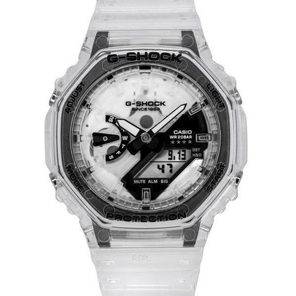 Casio G-Shock 40th Anniversary Clear Remix Limited Edition Analog Digital Quartz GA-2140RX-7A 200M herreur