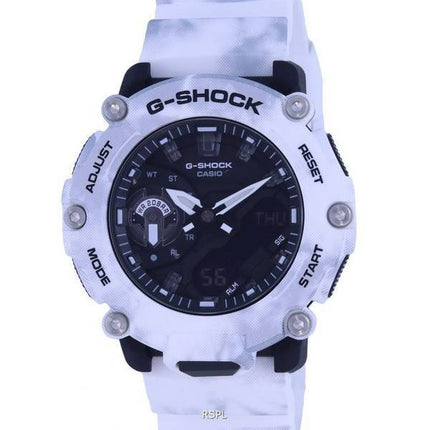 Casio G-Shock Grunge Snow Camouflage Analog Digital Quartz GA-2200GC-7A GA2200GC-7 200M herreur