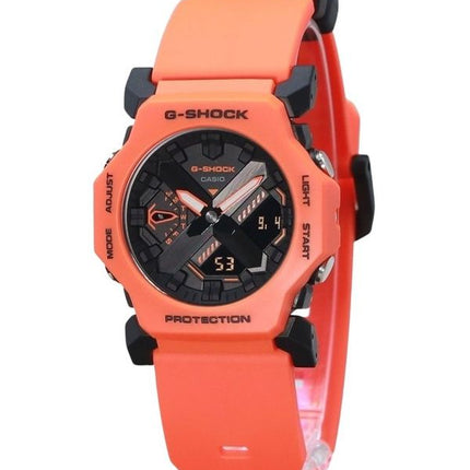 Casio G-Shock Analog Digital Bio-baseret Orange Resin Rem Sort Urskive Quartz GA-2300FL-4A 200M herreur