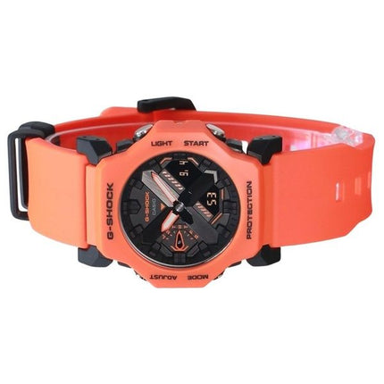 Casio G-Shock Analog Digital Bio-baseret Orange Resin Rem Sort Urskive Quartz GA-2300FL-4A 200M herreur