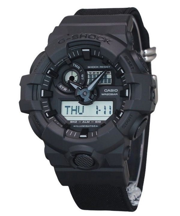 Casio G-Shock Analog Digital Eco Stofrem Sort Urskive Quartz GA-700BCE-1A 200M herreur