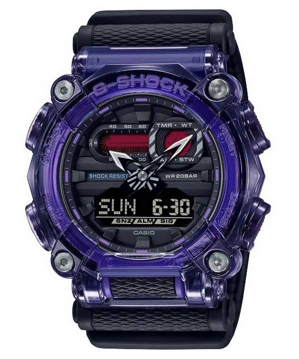 Casio G-Shock Tech Skeleton World Time Analog Digital GA-900TS-6A GA900TS-6 200M herreur