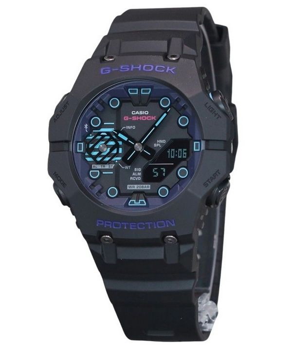 Casio G-Shock Cyberspace Analog Digital Smartphone Link Bluetooth Black Dial Quartz GA-B001CBR-1A 200M herreur