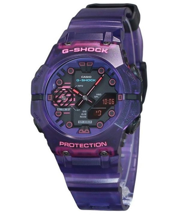 Casio G-Shock Cyberspace Analog Digital Smartphone Link Bluetooth Black Dial Quartz GA-B001CBRS-6A 200M herreur