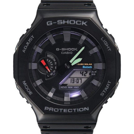 Casio G-Shock Analog Digital Mobile Link Sort Resin Strap Tough Solar Power GA-B2100-1A 200M herreur