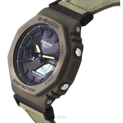 Casio G-Shock Analog Digital Smartphone Link Bluetooth Bronze Dial Tough Solar GA-B2100CT-5A 200M herreur