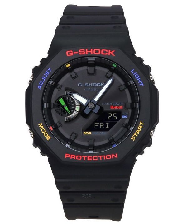 Casio G-Shock Mobile Link Analog Digital Black Dial Solar GA-B2100FC-1A 200M herreur