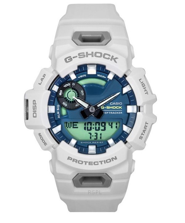 Casio G-Shock G-Squad Analog Digital Smartphone Link Bio-baseret harpiksrem Blue Dial Quartz GBA-900CB-7A 200M herreur