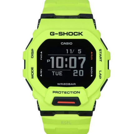 Casio G-Shock G-Squad Digital Smartphone Link Gul harpiksrem Quartz GBD-200-9 200M herreur