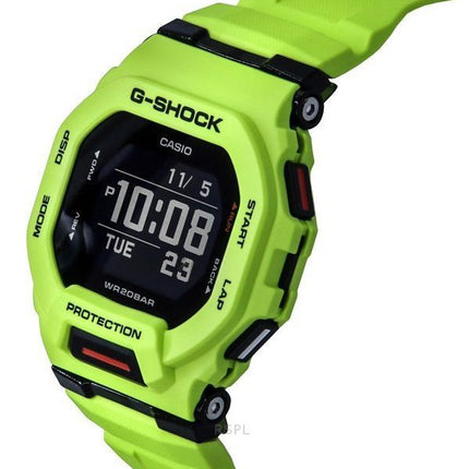 Casio G-Shock G-Squad Digital Smartphone Link Gul harpiksrem Quartz GBD-200-9 200M herreur