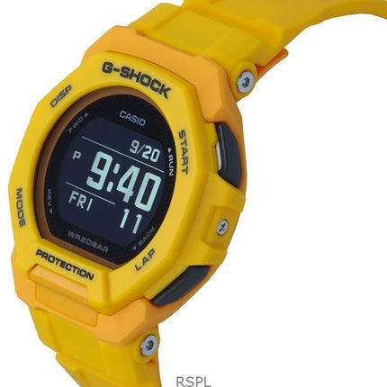 Casio G-Shock G-Squad Digital Smartphone Link Gul Bio-baseret Resin Quartz GBD-300-9 200M herreur