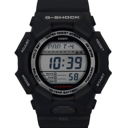 Casio G-Shock digital biobaseret sort harpiksrem Sort skive Quartz GD-010-1 200M herreur