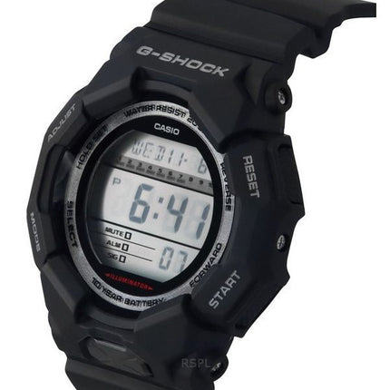 Casio G-Shock digital biobaseret sort harpiksrem Sort skive Quartz GD-010-1 200M herreur