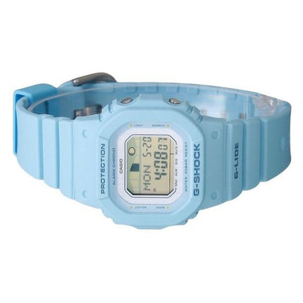 Casio G-Shock G-Lide digital lyseblå biobaseret harpiksrem Quartz GLX-S5600-2 200M dameur