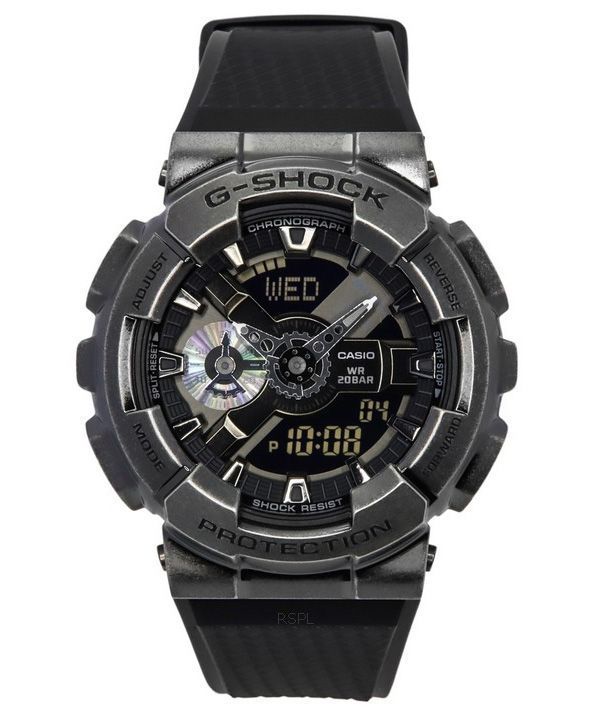 Casio G-Shock Analog Digital Resin Rem Grå Urskive Quartz GM-110VB-1A 200M herreur