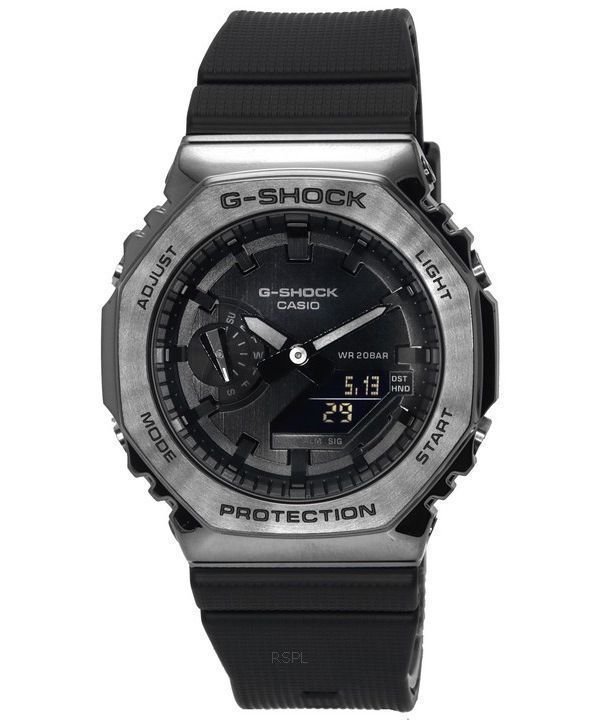 Casio G-Shock metalbeklædt analog digital kvarts GM-2100BB-1A GM2100BB-1 200M herreur