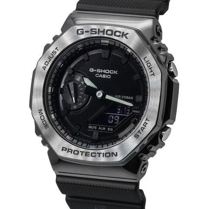 Casio G-Shock metalbeklædt analog digital kvarts GM-2100BB-1A GM2100BB-1 200M herreur