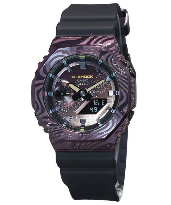 Casio G-Shock Milky Way Galaxy Limited Edition Multicolor Dial Quartz GM-2100MWG-1A 200M herreur