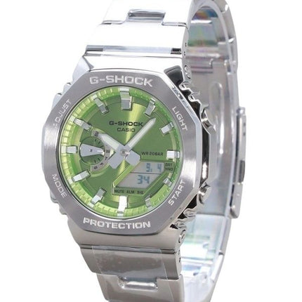 Casio G-Shock G-Steel Analog Digital Green Dial Quartz GM-2110D-3A 200M herreur