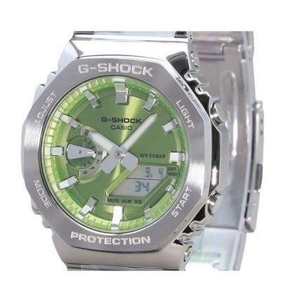 Casio G-Shock G-Steel Analog Digital Green Dial Quartz GM-2110D-3A 200M herreur