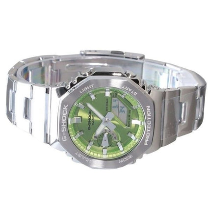 Casio G-Shock G-Steel Analog Digital Green Dial Quartz GM-2110D-3A 200M herreur