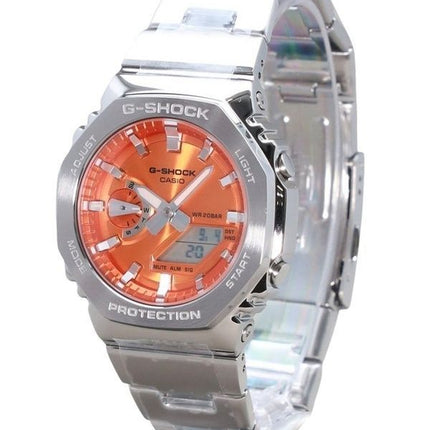 Casio G-Shock G-Steel Analog Digital Orange Urskive Quartz GM-2110D-4A 200M herreur