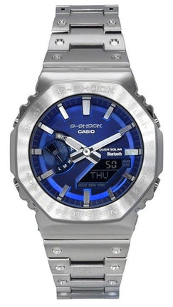 Casio G-Shock Analog Digital Full Metal Smartphone Link Blue Dial Solar GM-B2100AD-2A 200M herreur